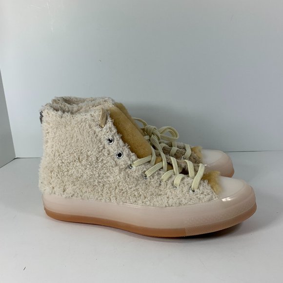 Converse x CLOT Chuck Taylor 70 Hi Ice Cold Shoes 164535C Cloud Cream White 9.5